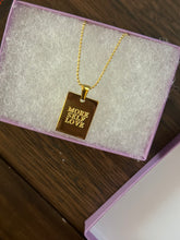 Load image into Gallery viewer, Gold Affirmation Necklace
