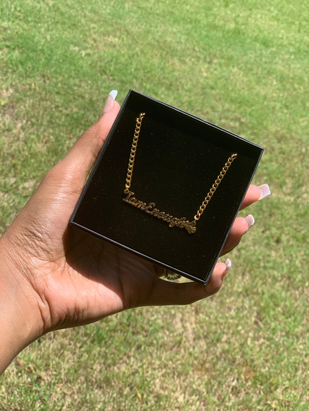 Gold Affirmation Necklace