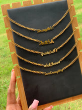 Load image into Gallery viewer, Gold Affirmation Necklace
